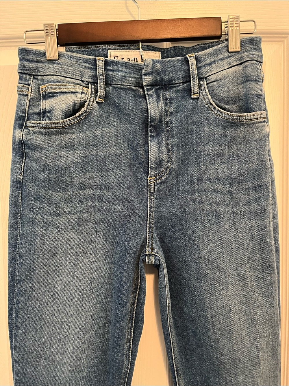 Frank & Eileen Derry Raw Hem Straight Leg Jeans – Size 26 - Picture 4 of 8